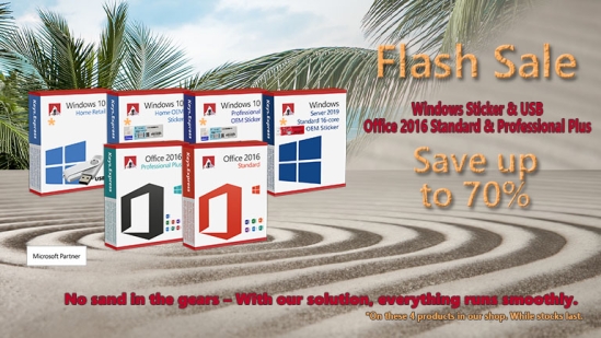 20-70% off on server and Windows stickers