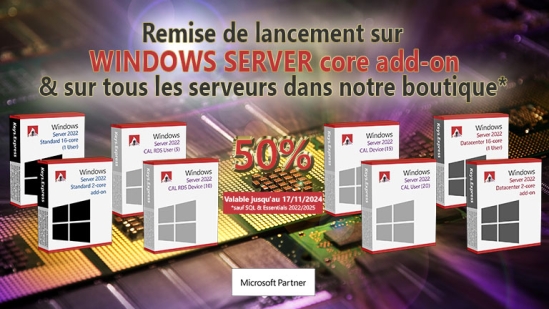 Augmentez la Capacité des Serveurs dès Maintenant et Économisez 50 % – Offre Jusqu'au 17 Novembre