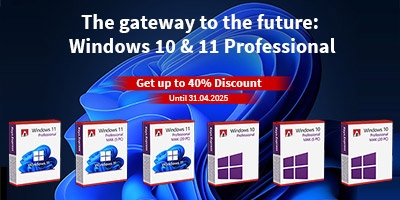 Windows 10 & 11 Professional – April Deal: Save Up to 40%!