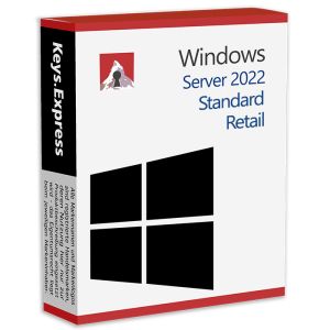Microsoft Server 2022 Standard 24-core Retail Key (2 User)