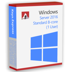 Server 2016 Standard 8-core Key (1 User)