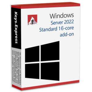 Server 2022 Standard 16-core add-on Key