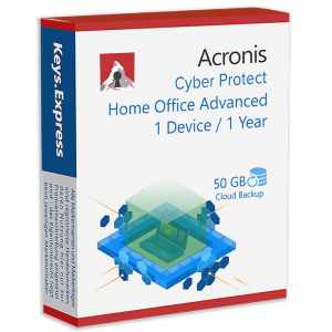 Acronis Cyber Protect Home Office Advanced 1D/1Y + 50 GB Cloud Storage