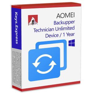 AOMEI Backupper Technician unlimited D/1Y