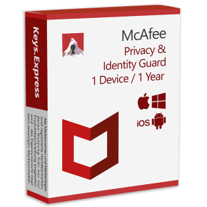 McAfee Privacy & Identity Guard 1D/1Y