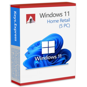 Windows 11 Home Retail Key (5 PC)