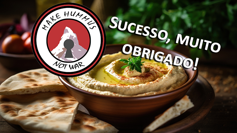 Faça Hummus e não guerra