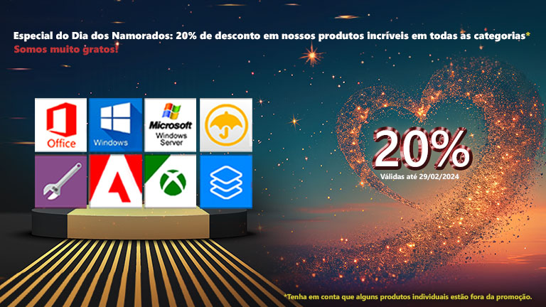 Promoção Exclusiva de Dia dos Namorados com Desconto de 20% 