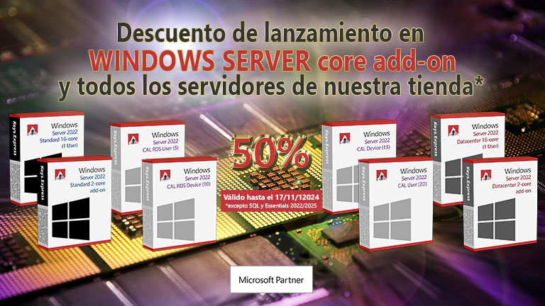 Amplíe la capacidad del servidor ahora y ahorre un 50% – Oferta hasta el 17 de noviembre