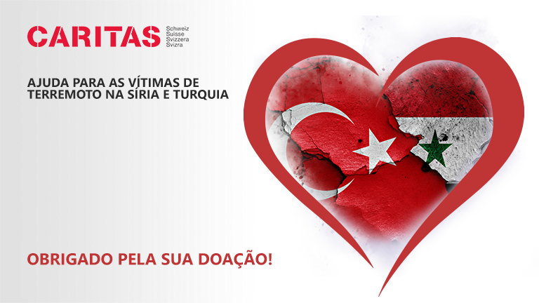 Angariação de fundos para a Síria e Turquia - Obrigado