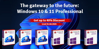 Windows 10 & 11 Professional – April Deal: Save Up to 40%!