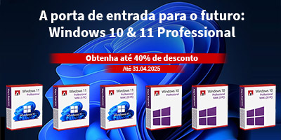 Windows 10 e 11 Professional - Oferta de Abril: Economize até 40%!