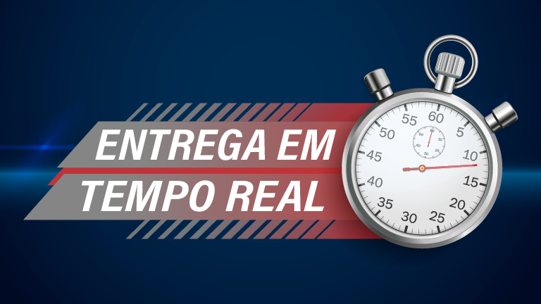 O que significa "entrega em tempo real"?